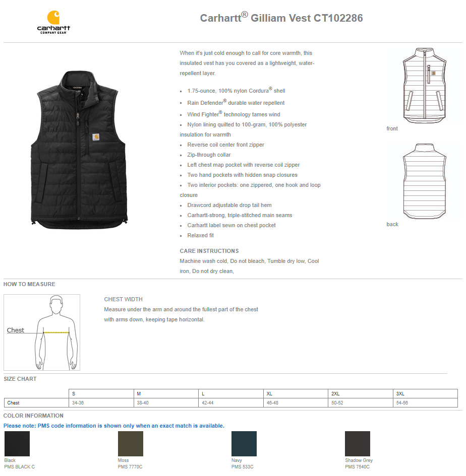 Carhartt® Gilliam Vest