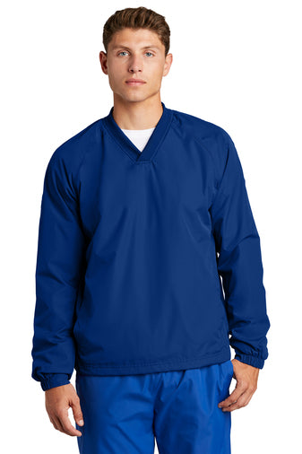 Sport-Tek® V-Neck Raglan Wind Shirt - NWGF