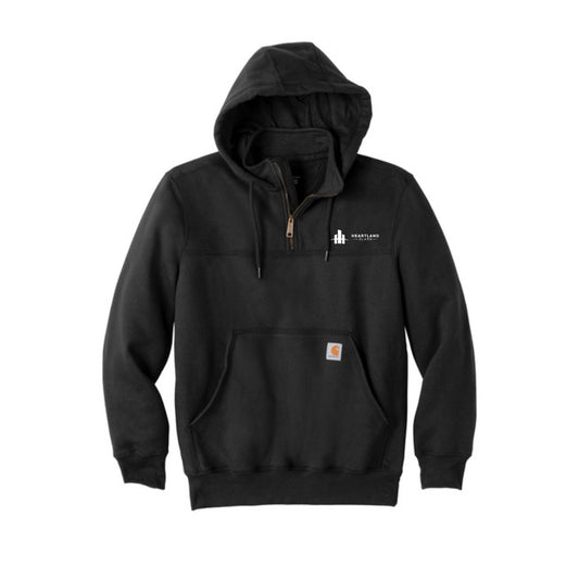 Carhartt ® Rain Defender ® Paxton Heavyweight Hooded Zip Mock Sweatshirt - HG