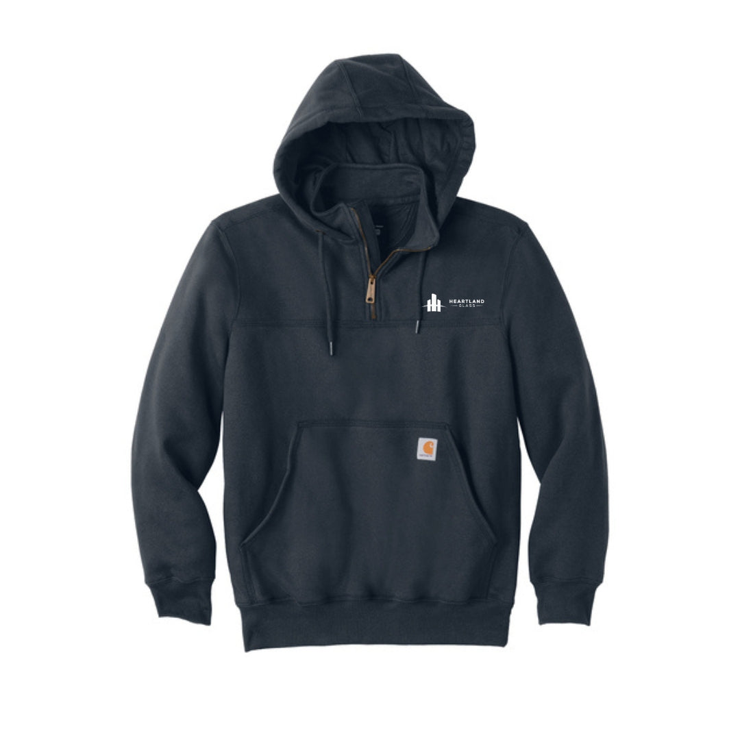 Carhartt ® Rain Defender ® Paxton Heavyweight Hooded Zip Mock Sweatshirt - HG