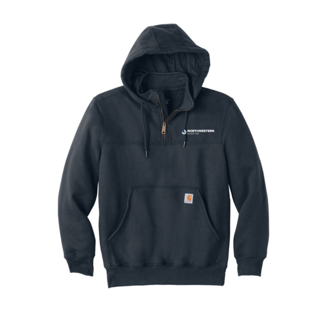 Carhartt ® Rain Defender ® Paxton Heavyweight Hooded Zip Mock Sweatshirt - NWGF