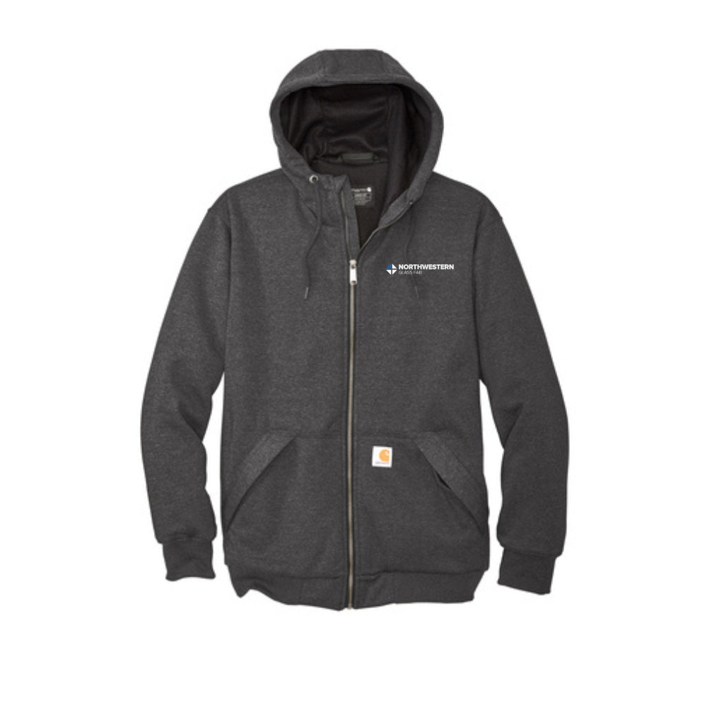 Carhartt® Midweight Thermal-Lined Full-Zip Sweatshirt - NWGF