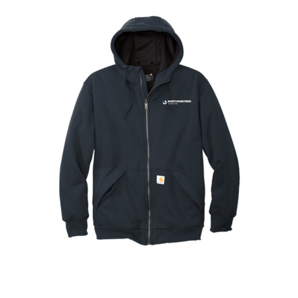 Carhartt® Midweight Thermal-Lined Full-Zip Sweatshirt - NWGF