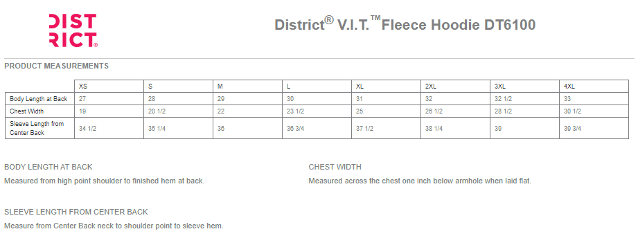 District® V.I.T.™ Fleece Hoodie - SG