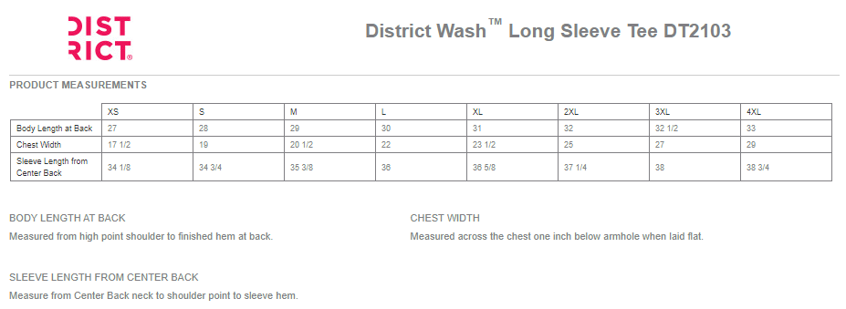 District Wash™ Long Sleeve Tee - NWGF