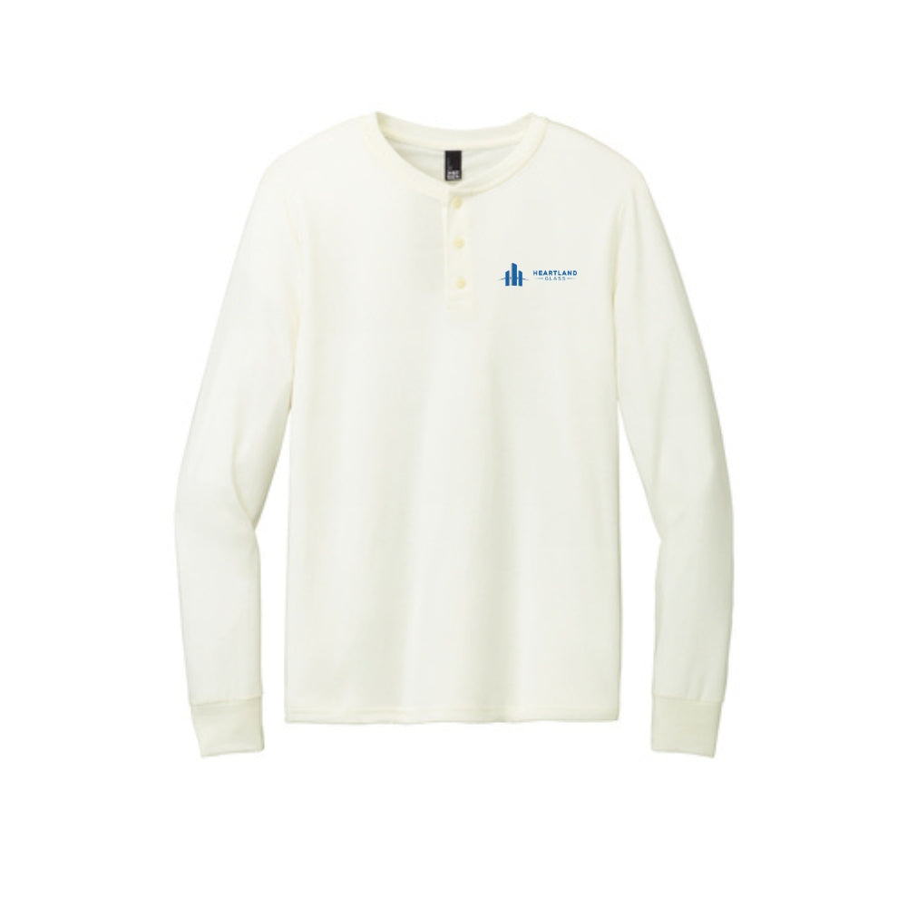 District® Perfect Tri® Long Sleeve Henley - HG