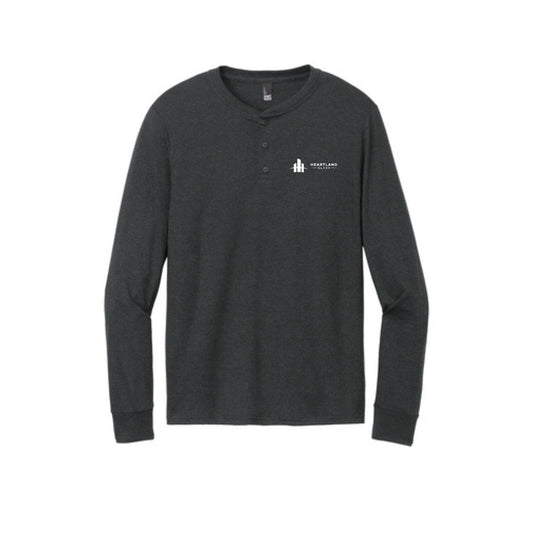 District® Perfect Tri® Long Sleeve Henley - HG