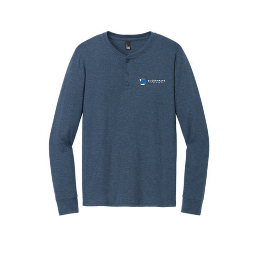 District® Perfect Tri® Long Sleeve Henley - SG