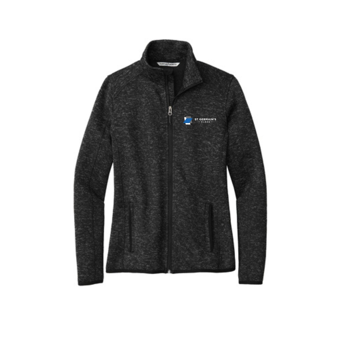Port Authority® Ladies Sweater Fleece Jacket - SG