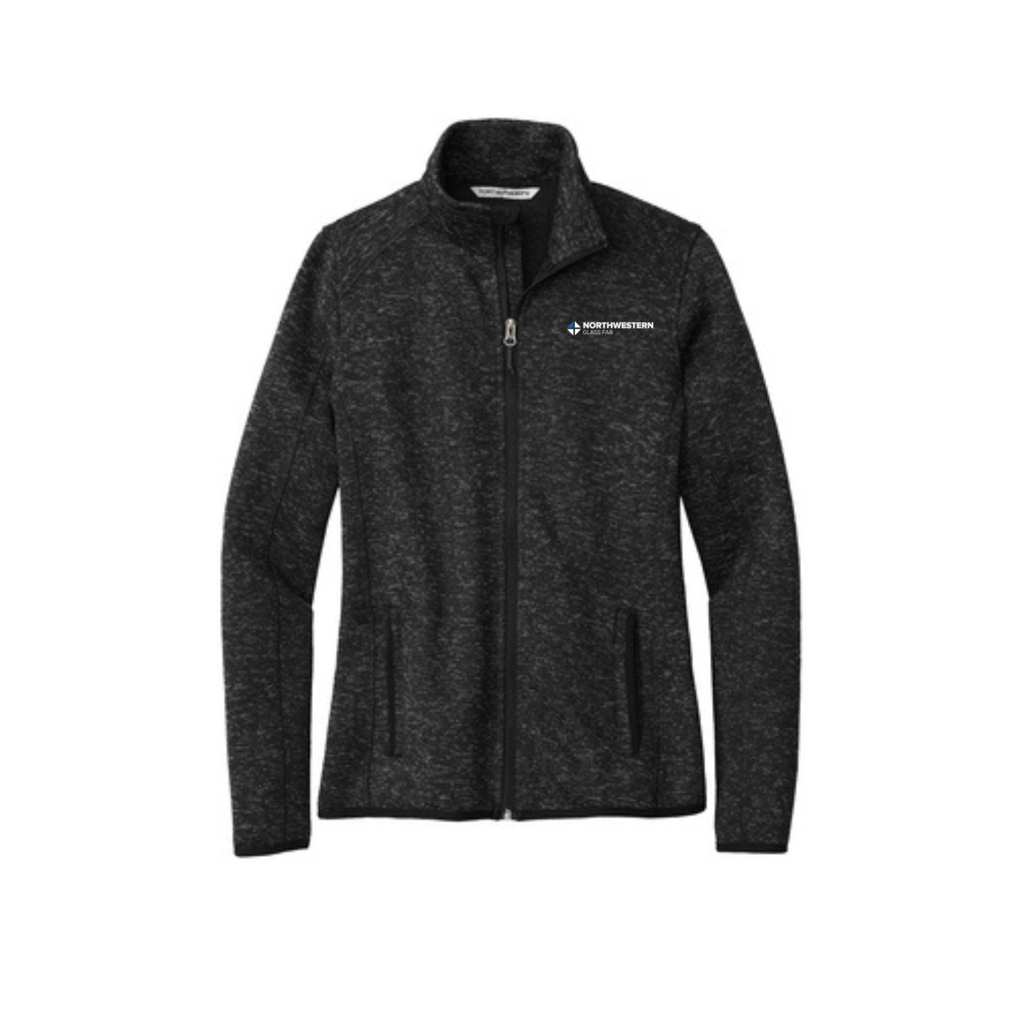 Port Authority® Ladies Sweater Fleece Jacket - NWGF