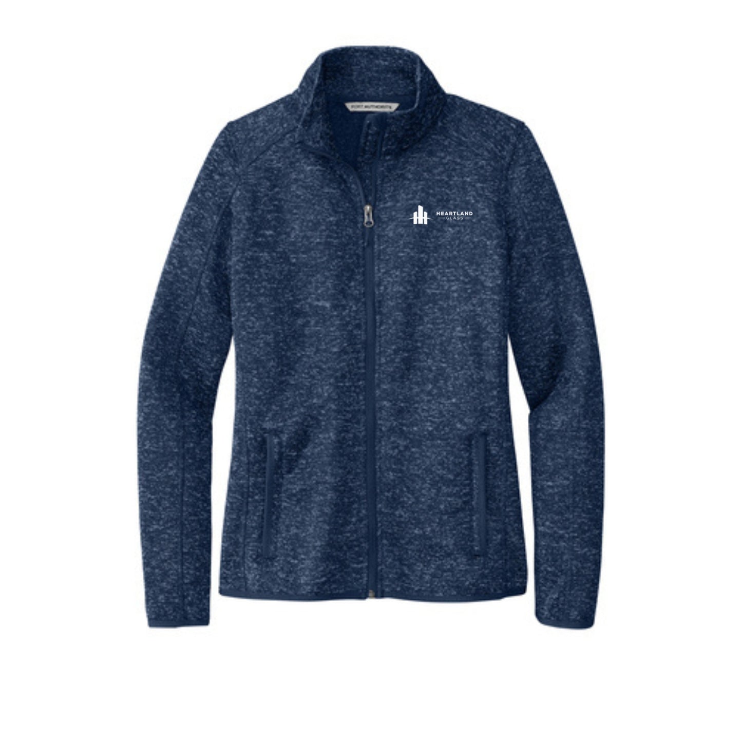 Port Authority® Ladies Sweater Fleece Jacket - HG