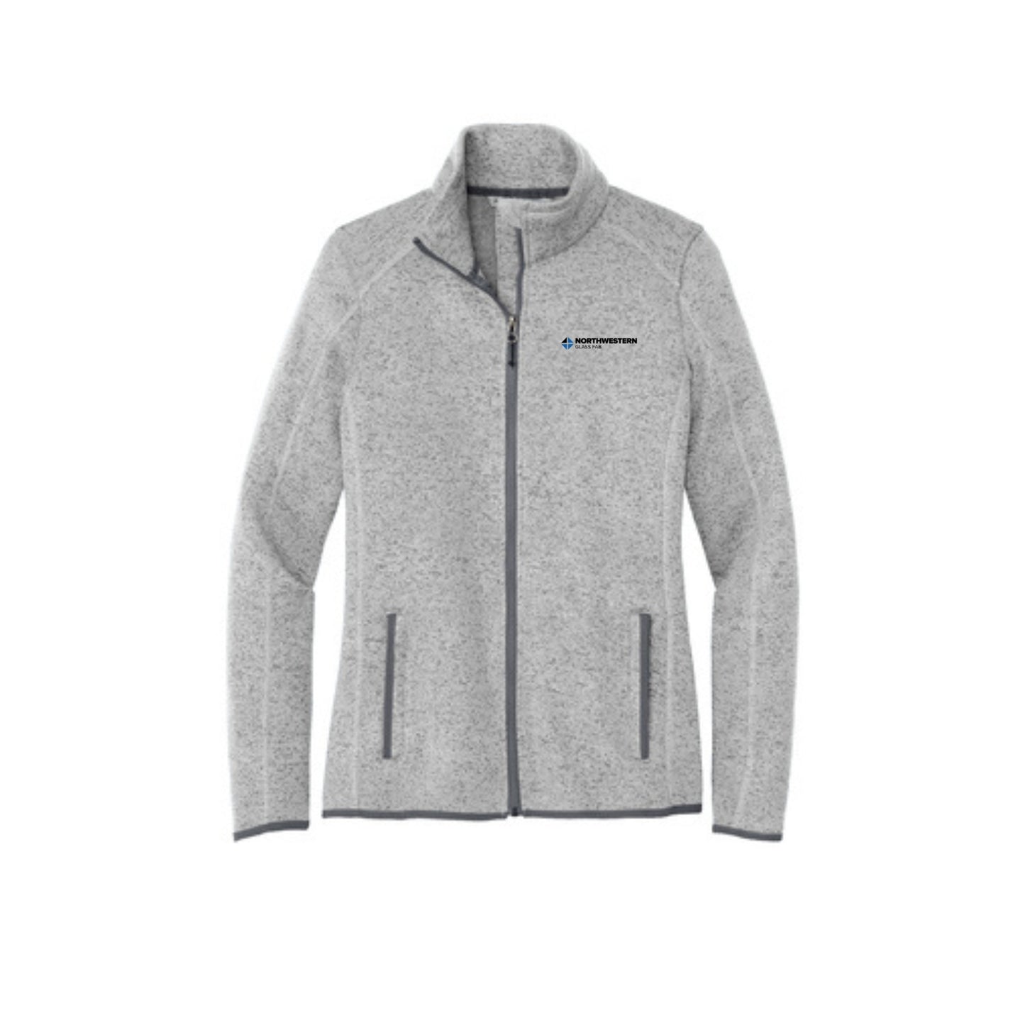 Port Authority® Ladies Sweater Fleece Jacket - NWGF