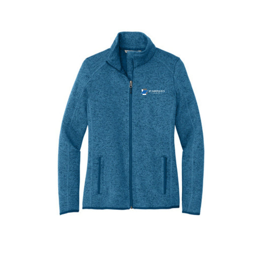 Port Authority® Ladies Sweater Fleece Jacket - SG