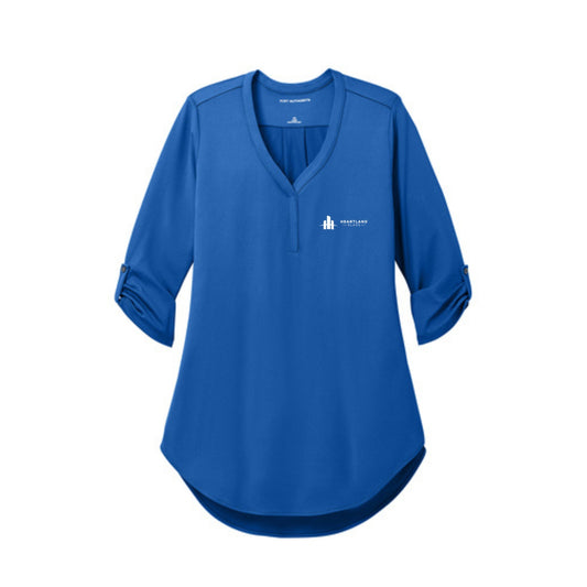 Port Authority® Ladies City Stretch 3/4-Sleeve Tunic - HG