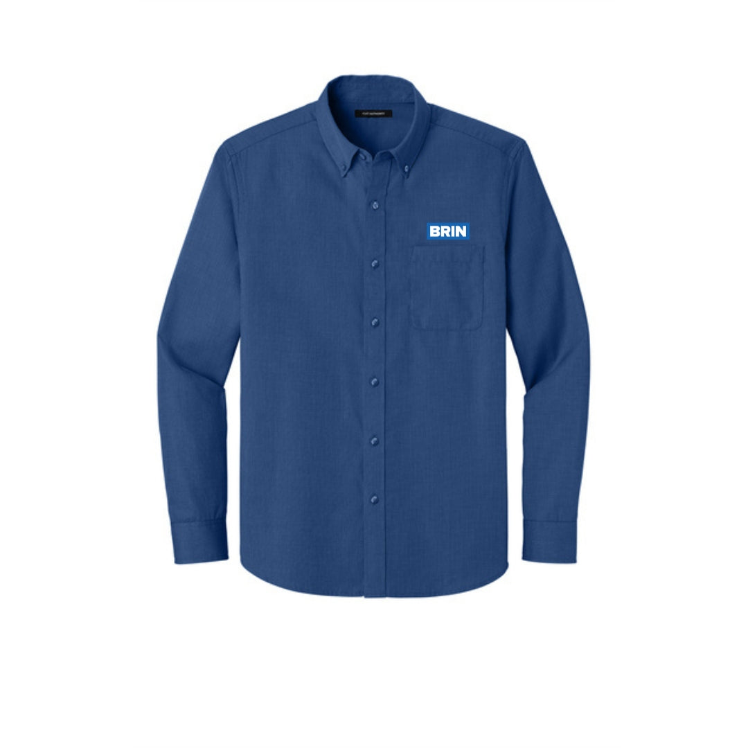 Port Authority® Long Sleeve Nailhead Easy Care Shirt