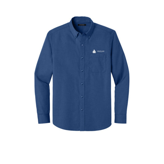 Port Authority® Long Sleeve Nailhead Easy Care Shirt HG