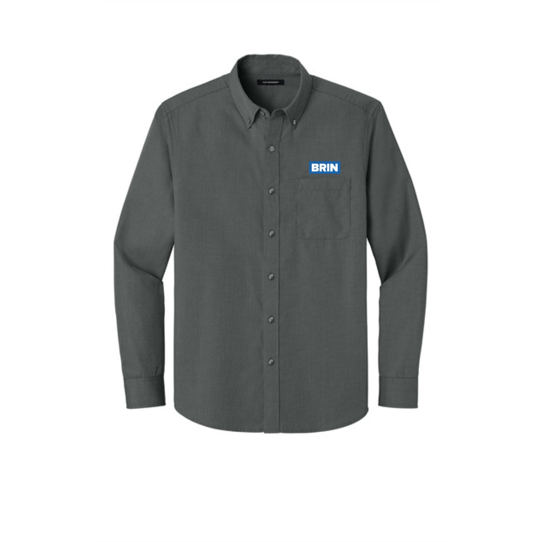 Port Authority® Long Sleeve Nailhead Easy Care Shirt