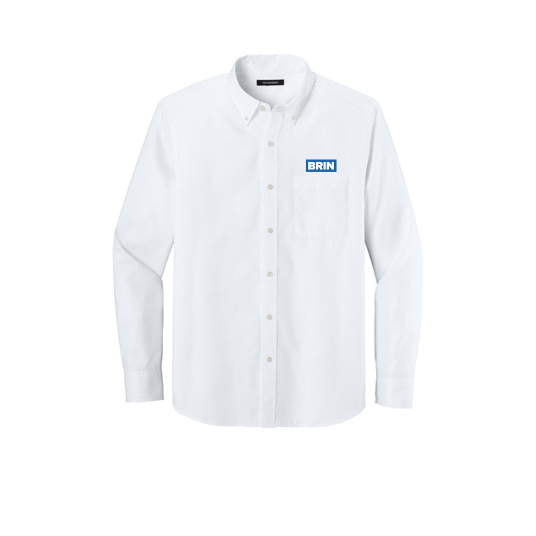 Port Authority® Long Sleeve Nailhead Easy Care Shirt