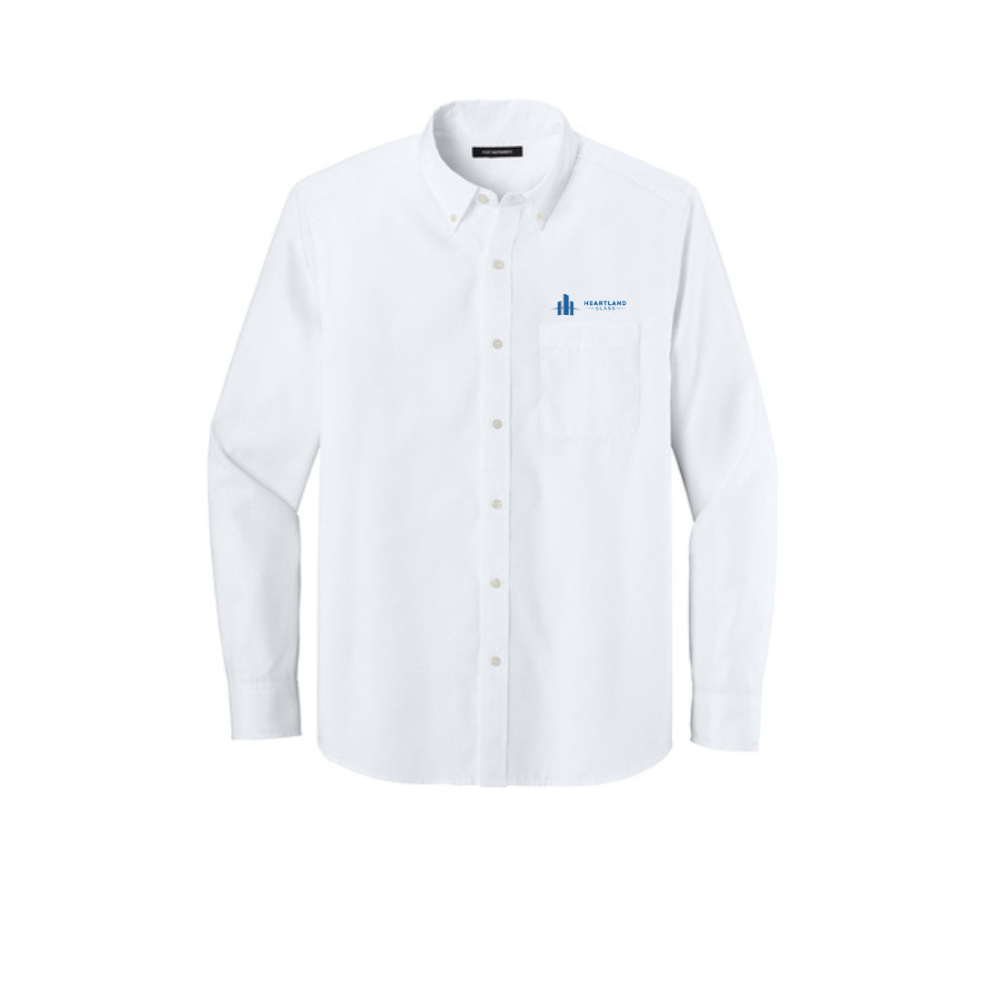 Port Authority® Long Sleeve Nailhead Easy Care Shirt HG