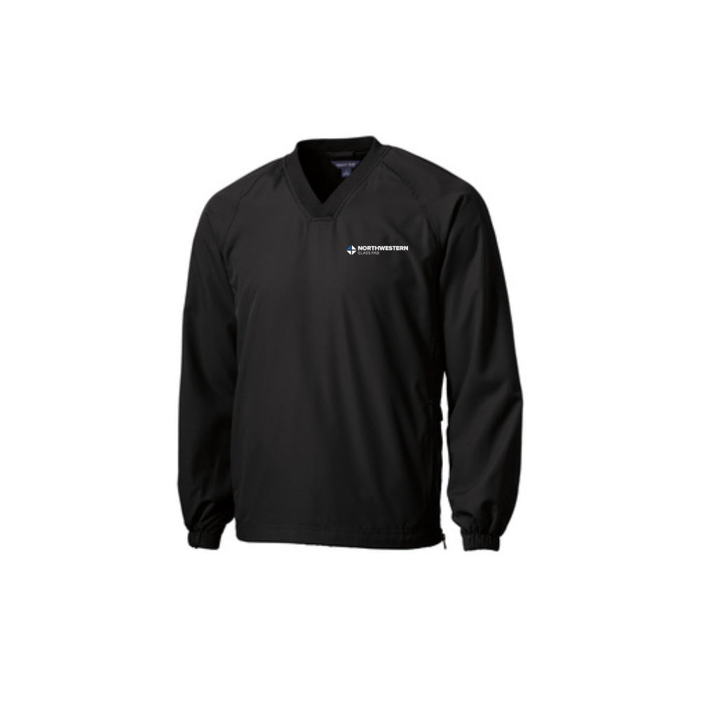 Sport-Tek® V-Neck Raglan Wind Shirt - NWGF