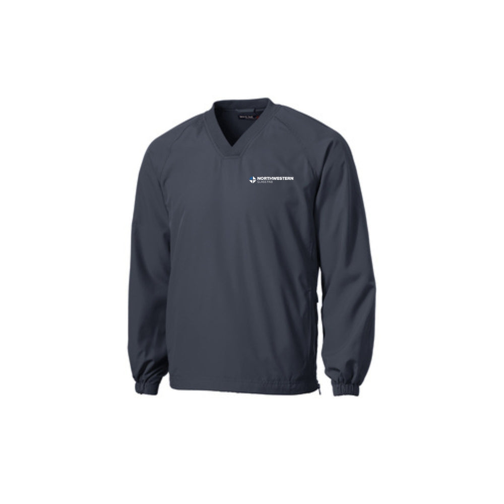 Sport-Tek® V-Neck Raglan Wind Shirt - NWGF