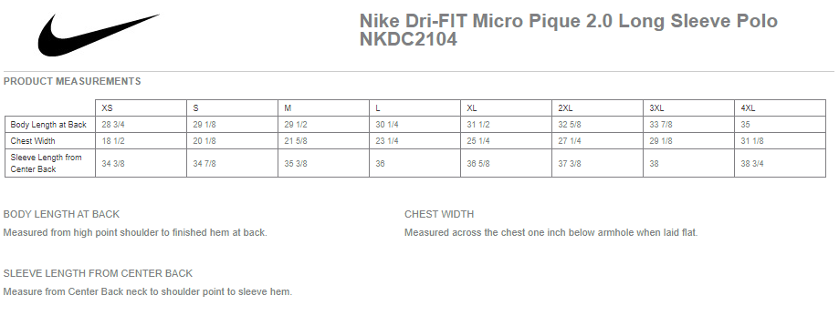 Nike Dri-FIT Micro Pique 2.0 Long Sleeve Polo - NWGF