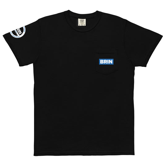Brin Black Pocket Tee - Comfort Colors - Unisex