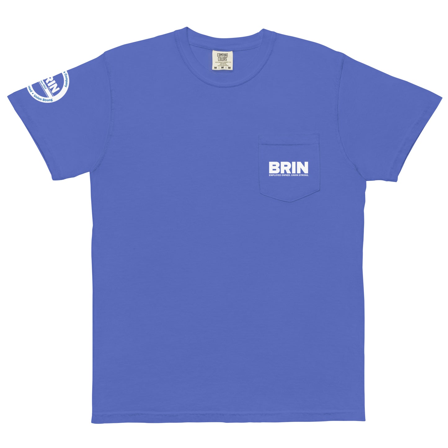 Brin Blue Pocket Tee - Comfort Colors - Unisex