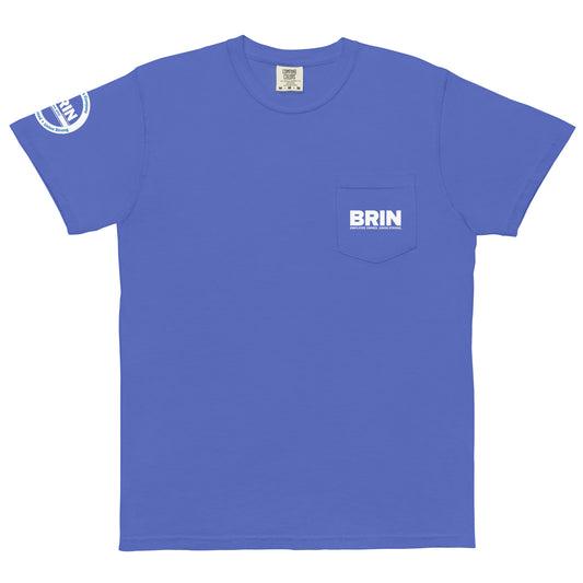 Brin Blue Pocket Tee - Comfort Colors - Unisex
