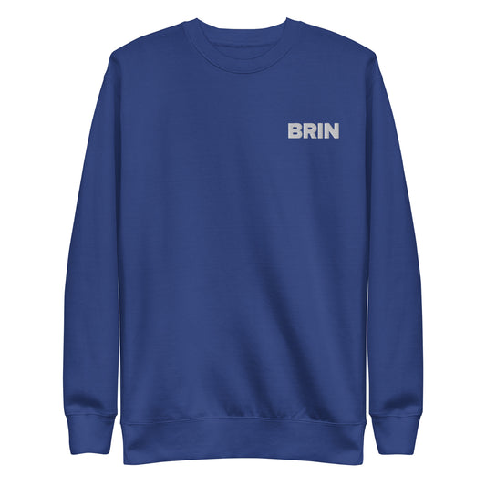 Brin Blue Sweatshirt - Cotton Heritage - Unisex